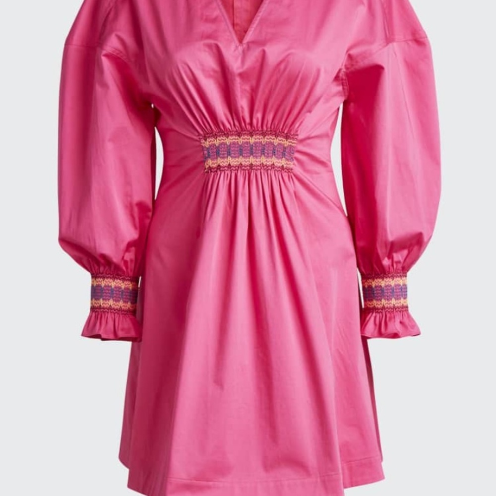 DEREK LAM 10 CROSBY VIBRANT PINK DRESS - Picture 5 of 10